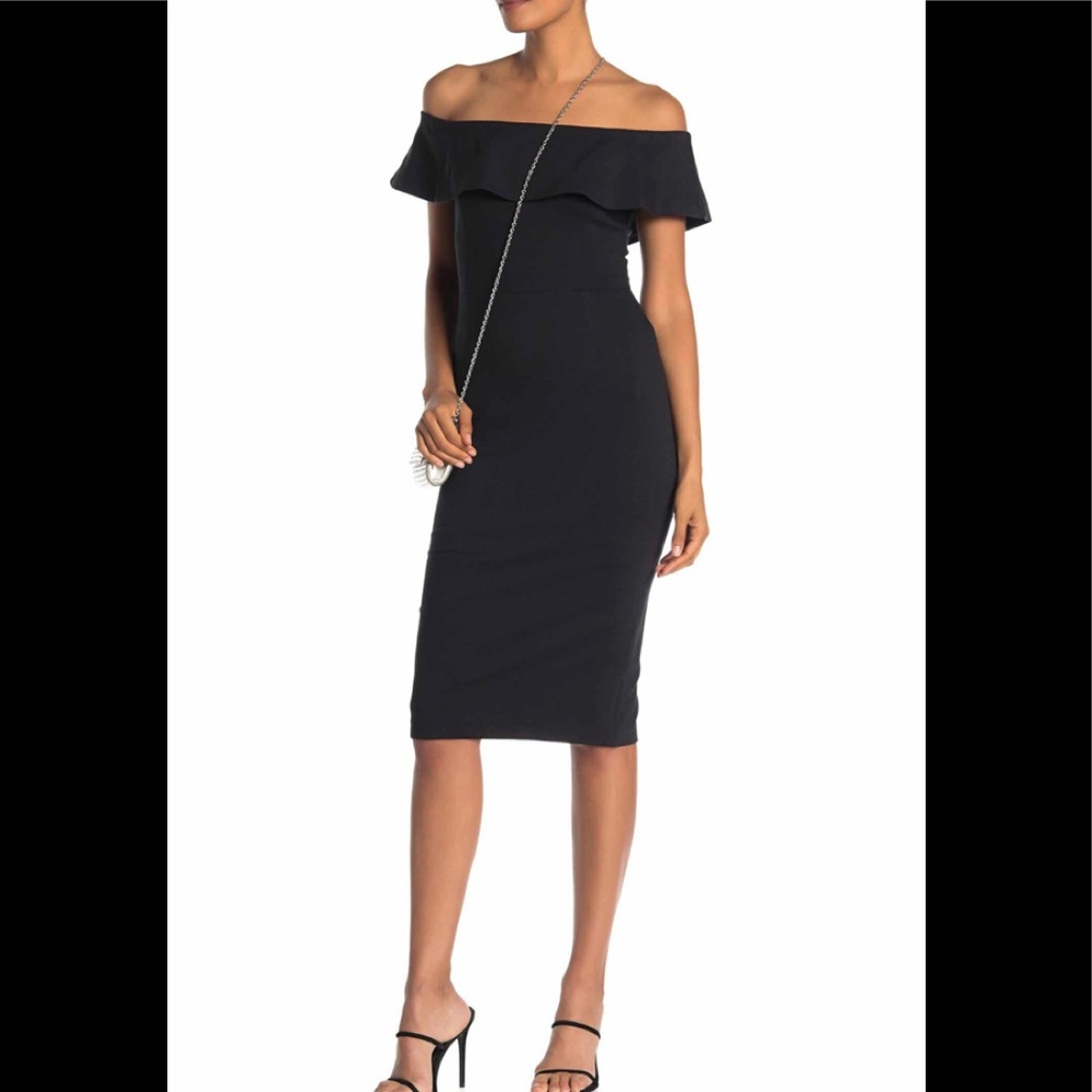 💓LOVE BY DESIGN OFF THE SHOULDER MIDI DRESS💓